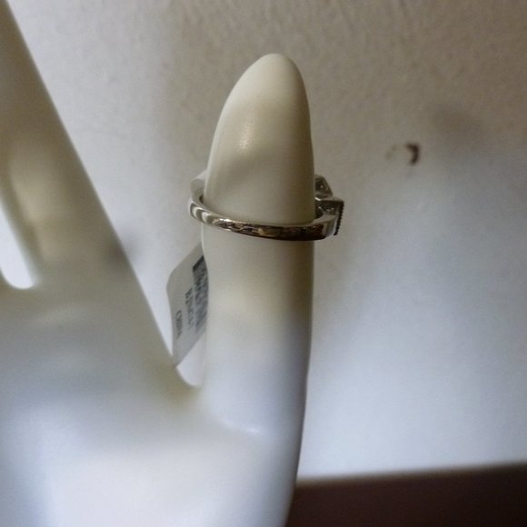 Bella Luce Sterling Silver Diamond Simulate Size 7 Ring NWT - Picture 3 of 11